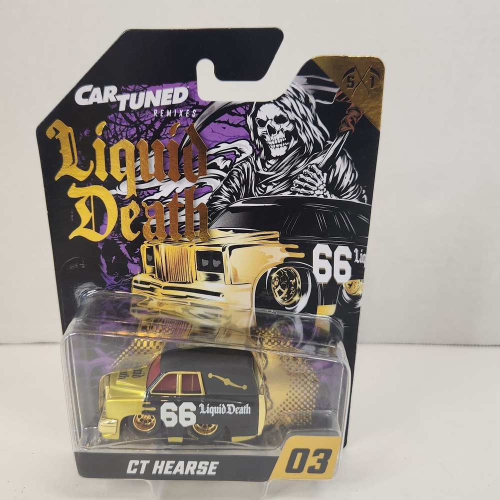 Car Tuned Liquid Death CT HEARSE 03 Series 1 Die Cast 1:64